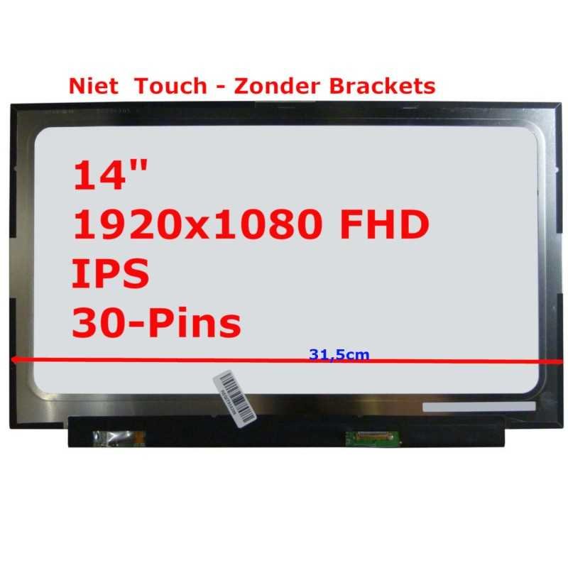 NV140FHM-N48 V8.2 NV140FHM-N4B Lcd scherm 1920x1080 IPS 14″ 30 Pins