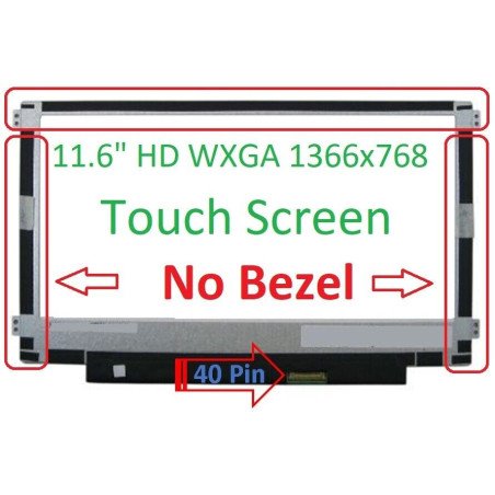 Lenovo Chromebook N22 11.6" scherm niet touch 30 pins