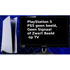 PlayStaion 5 PS5 geen tv signaal, zwart of geen beeld HDMI poort reparatie