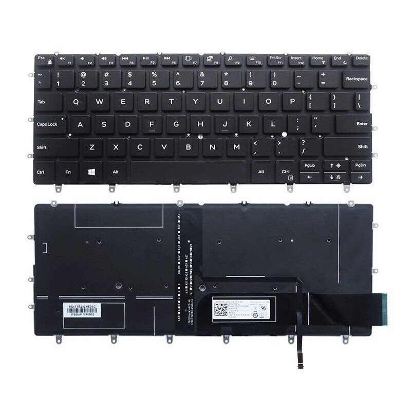 Dell XPS 13 9305 9370 9380 7390 Keyboard 3CM18 03CM18 NSK-EN0BC