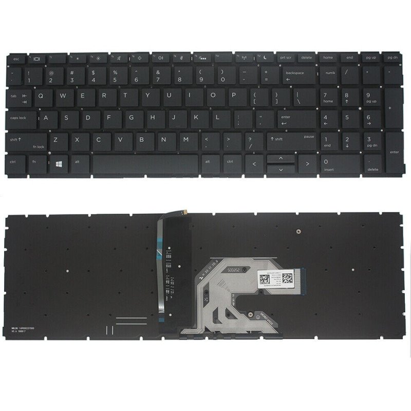 HP ProBook 450 G6 G7 455 G6 G7 455R G6 G7 Keyboard L45090-001