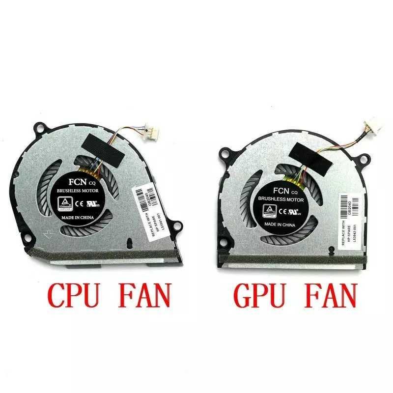 HP Envy x360 15-dr 15-ds Cooling Fan L53542-001 L53541-001 TPN-W142