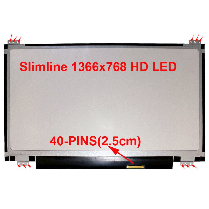 Laptop scherm N133BGE-L41 Rev.C3 13.3 inch HD 40 pins