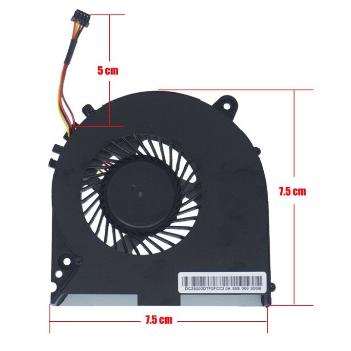 Lenovo IdeaPad Y700 Y700-15 Y700-15ISK Y700-17ISK Koelventilator