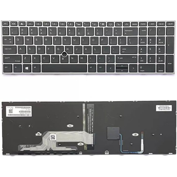HP ZBook 15 G5 17 G5 toetsenbord met verlichting
