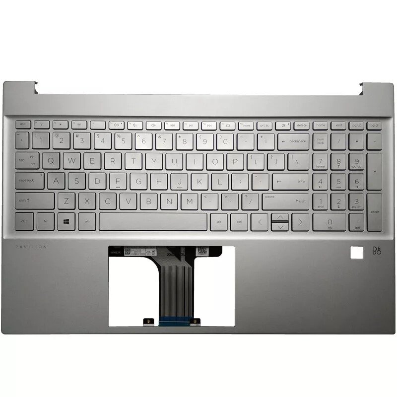 HP Pavilion 15-eg 15-eh Toetsenbord met vingerafdruklezer gat