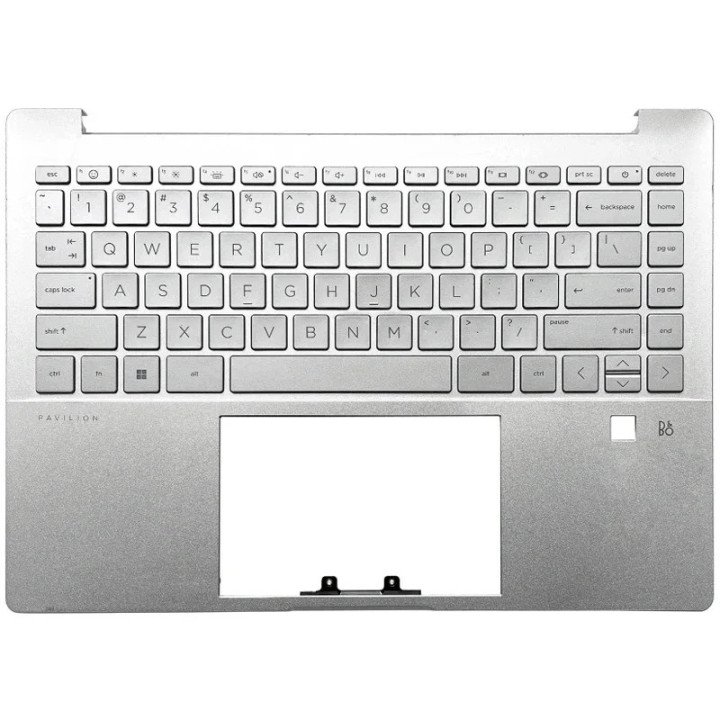 HP Pavilion Plus 14 14-eh Toetsenbord met vingerafdruklezer gat