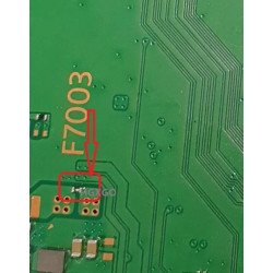 Playstation 5 PS5 Fuse F5401 F5402 F7002 F7003 F7502 Reparatie