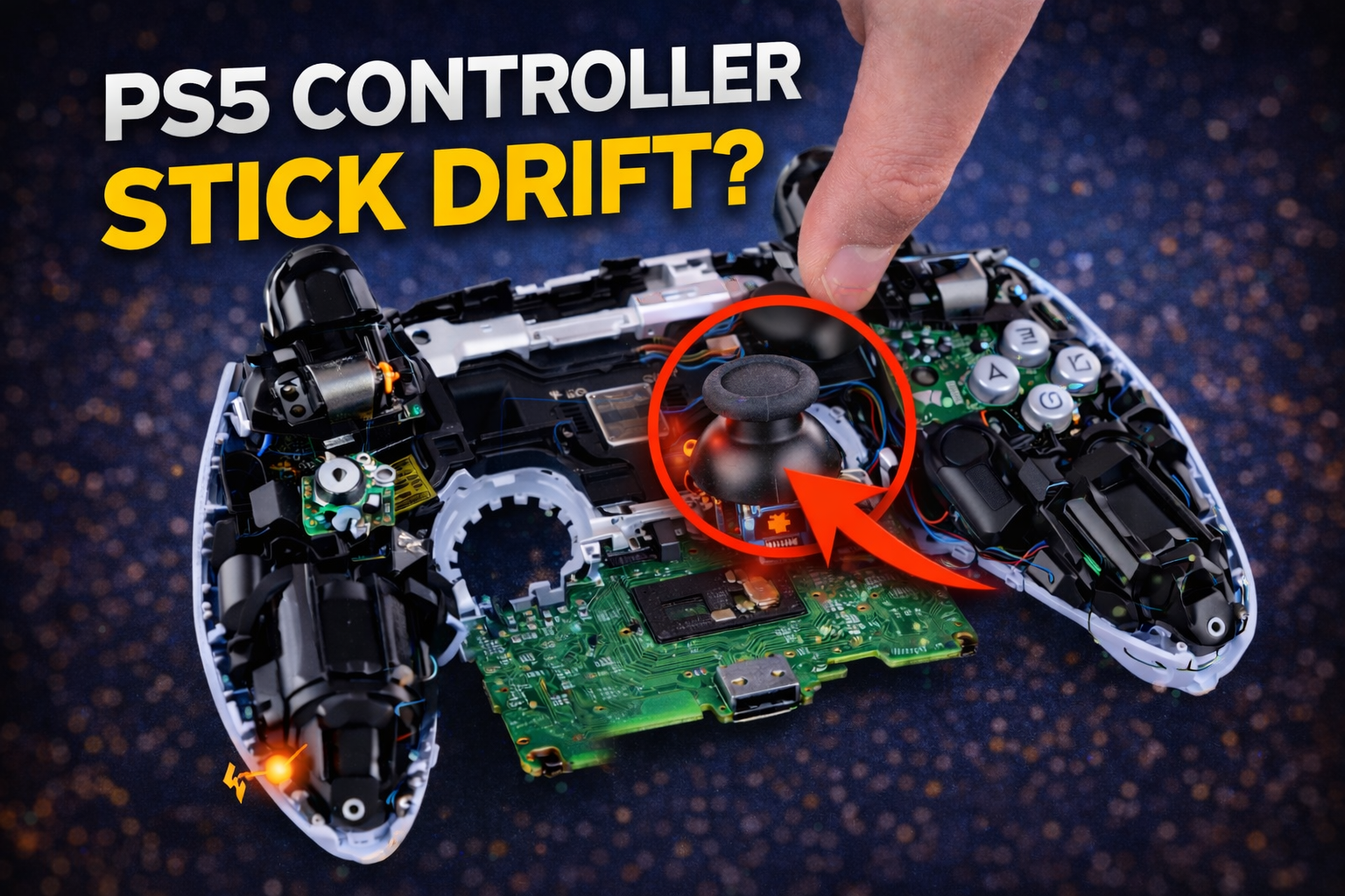PS5 controller stick drift probleem bij DualSense controller