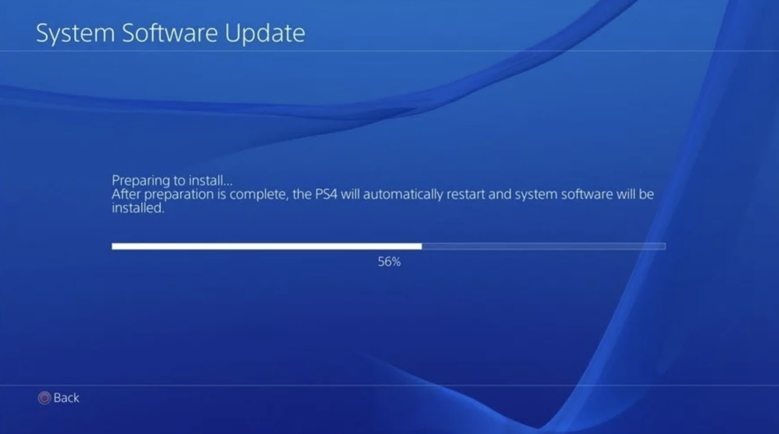 Playstation 4 firmware software