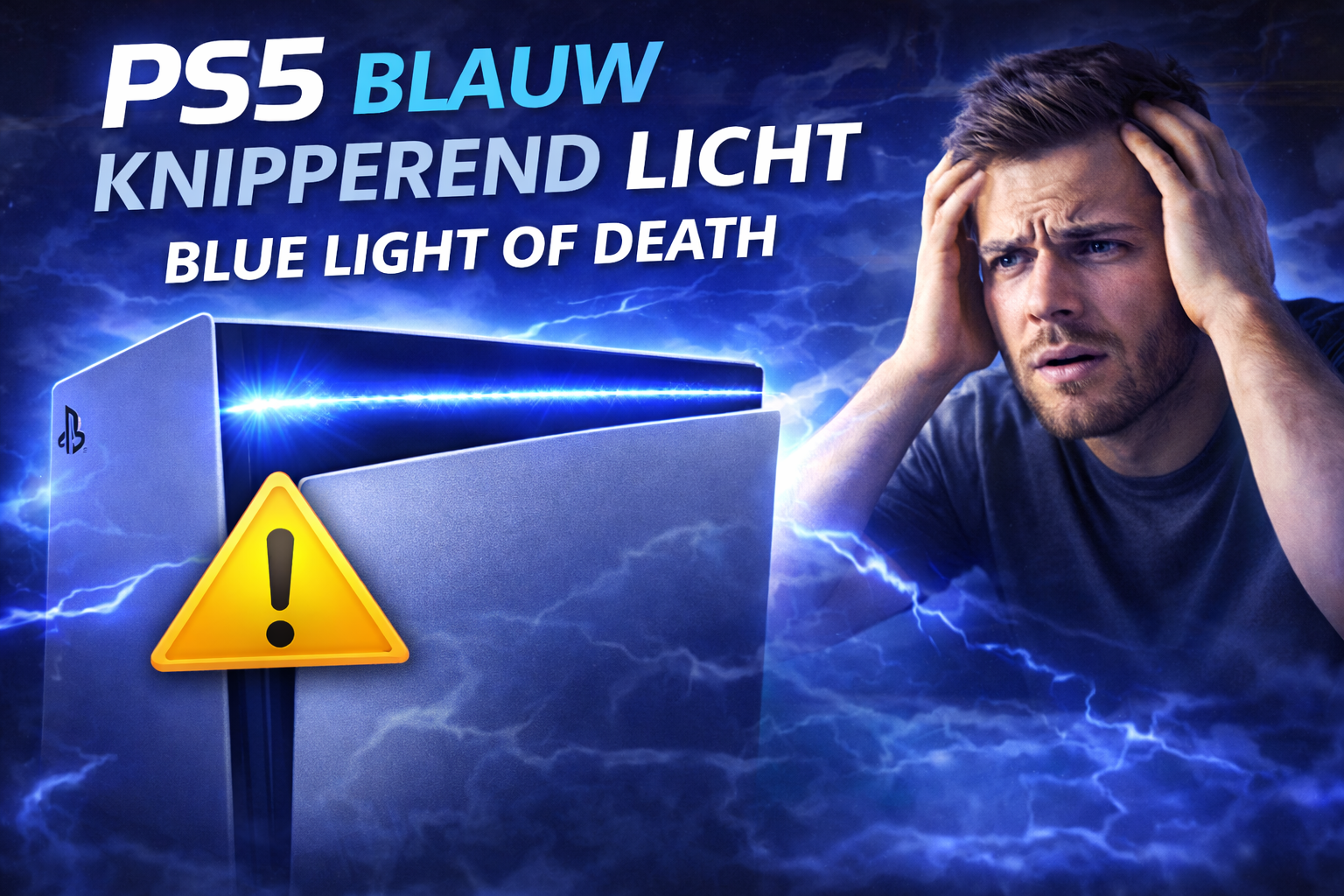 PS5 knippert blauw probleem