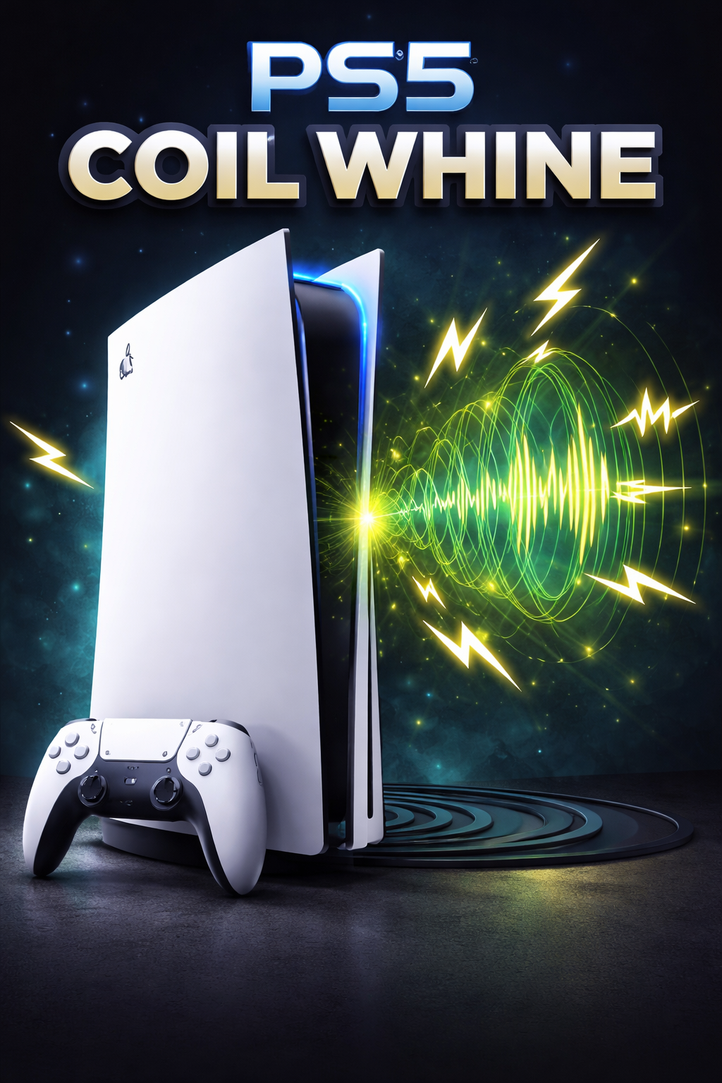 PS5 coil whine piepend geluid tijdens het gamen