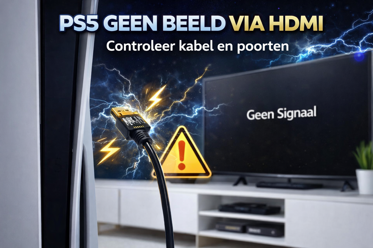 PS5 HDMI poort probleem geen beeld