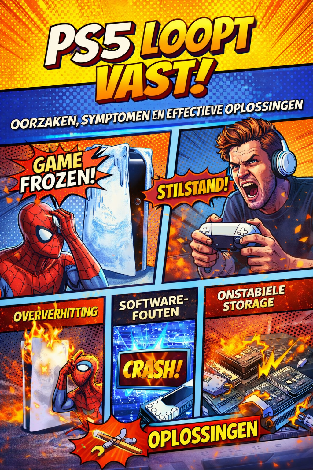 PS5 loopt vast probleem tijdens gamen