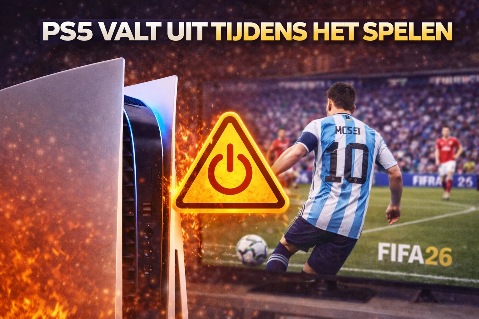 PS5 valt uit tijdens het spelen door oververhitting of voeding probleem