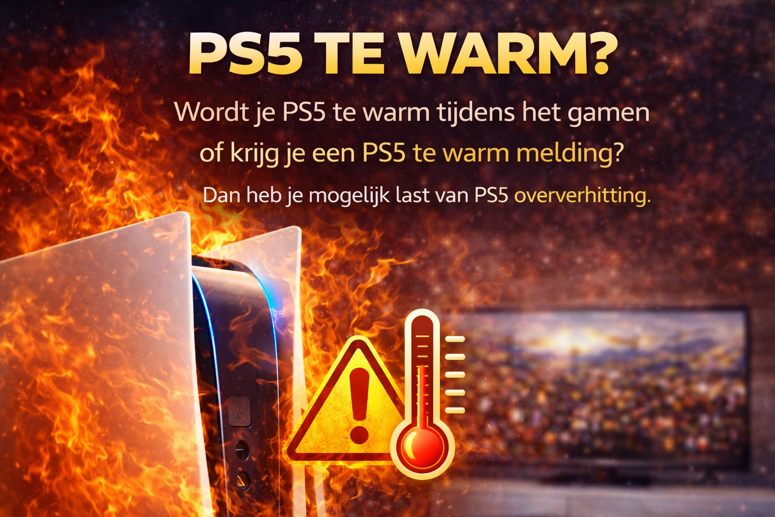 PS5 oververhitting tijdens het gamen