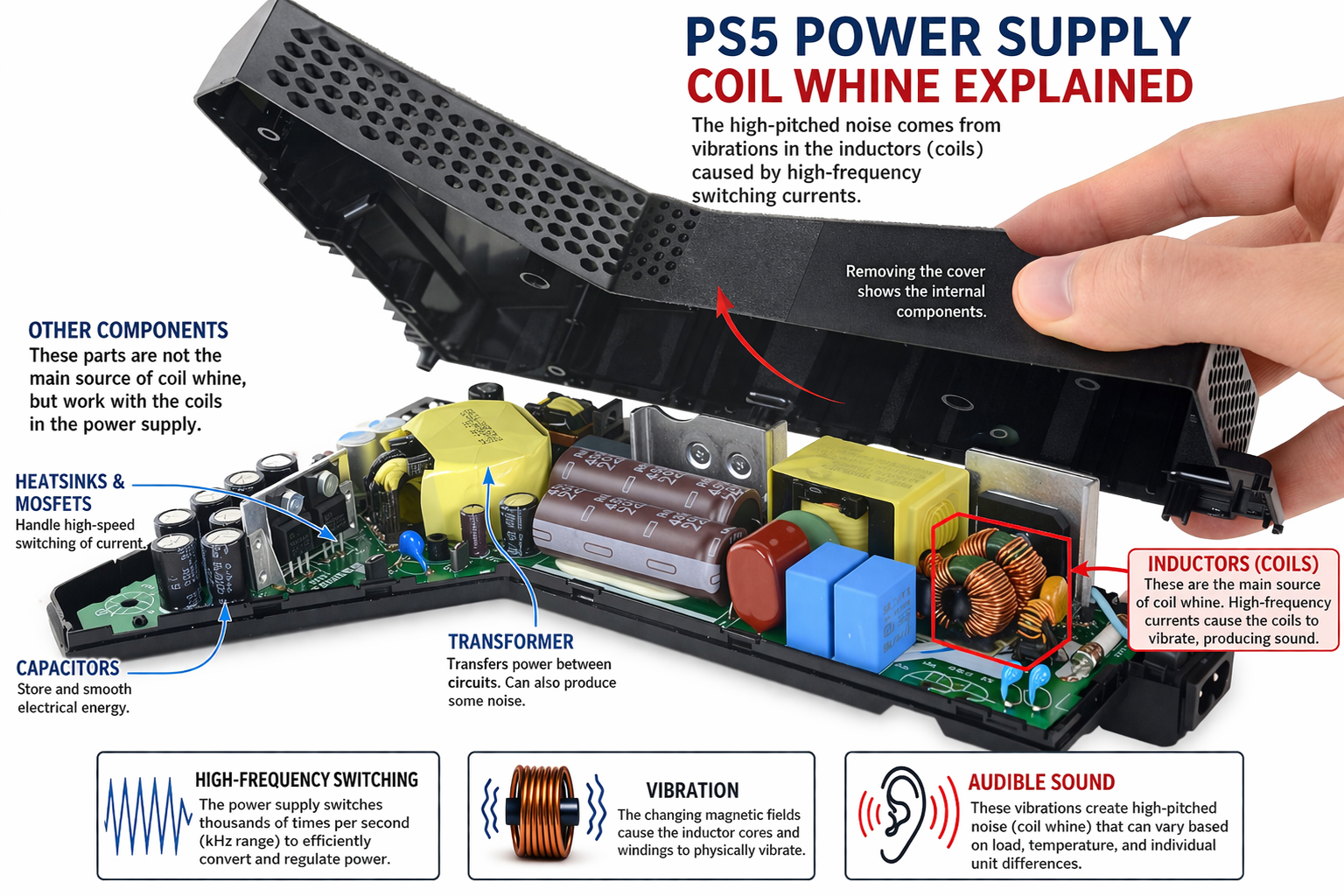 PS5 maakt zoemend of piepend geluid