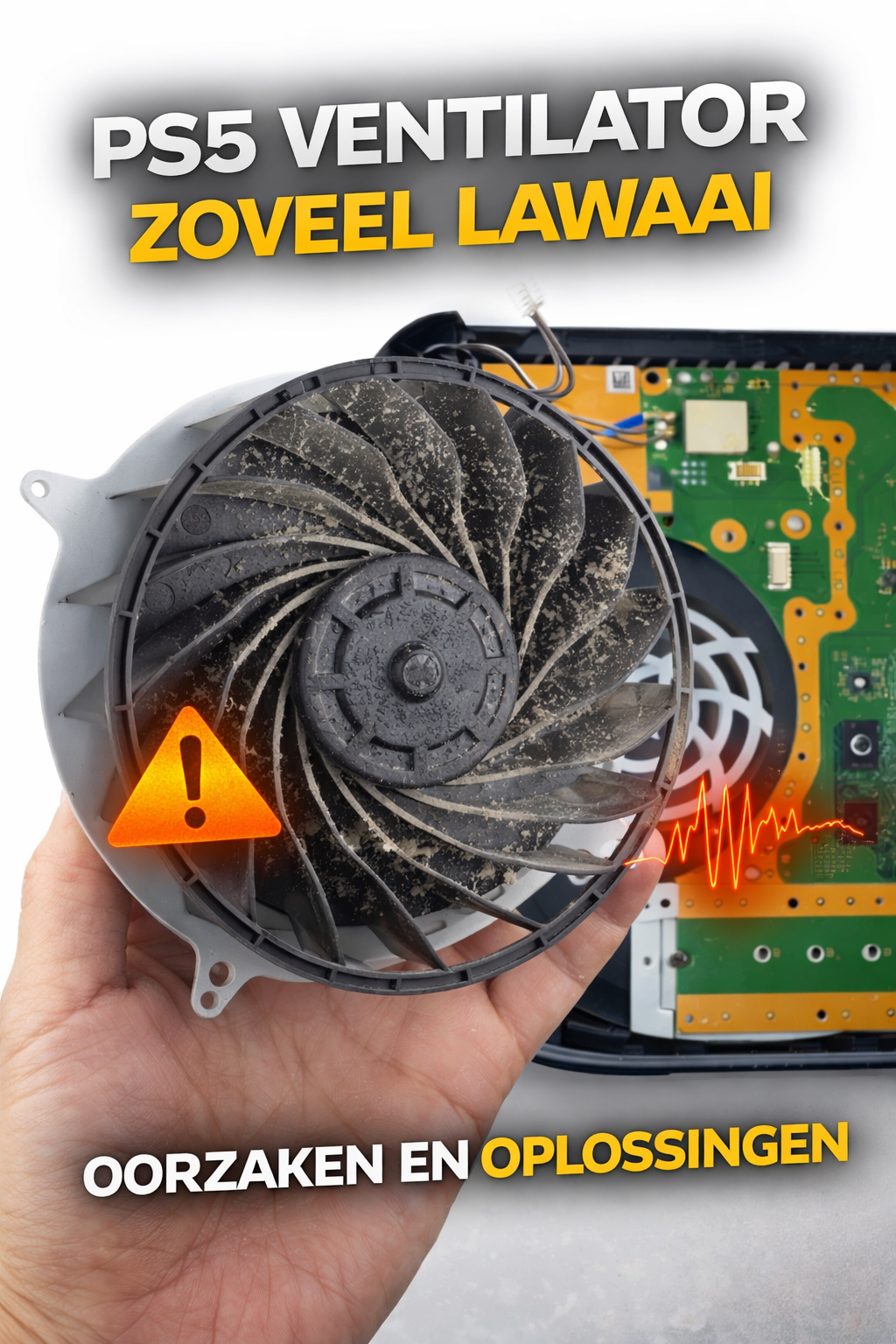 PS5 ventilator schoonmaken tegen lawaai en oververhitting
