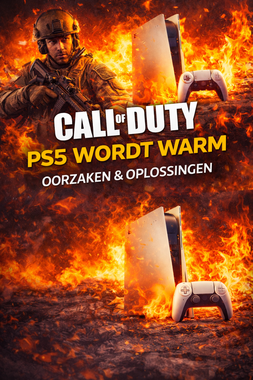 PS5 wordt warm tijdens het spelen door oververhitting