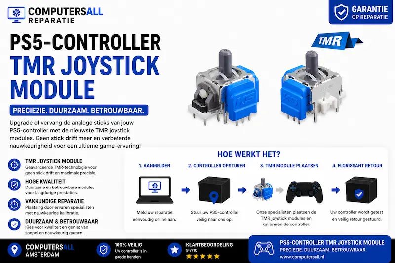 TMR joystick upgrade voor PS5 controller