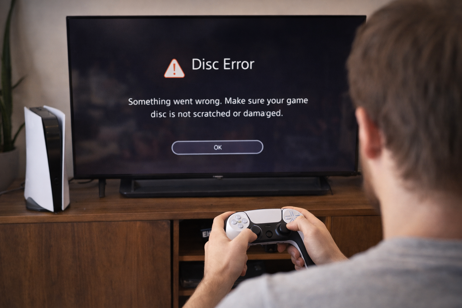 PS5 disc drive probleem leest geen disc geluid