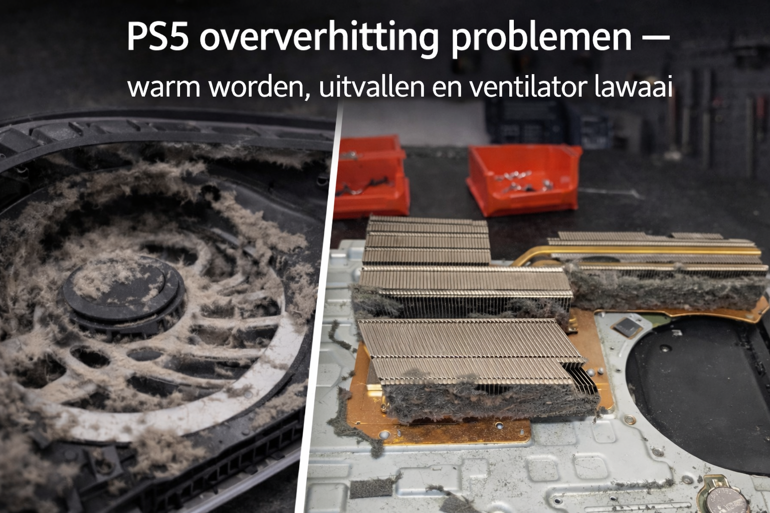 PS5 oververhitting problemen warm uitvallen ventilator lawaai