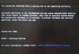 HP laptop ventilator foutmelding 90B oorzaken en oplossingen